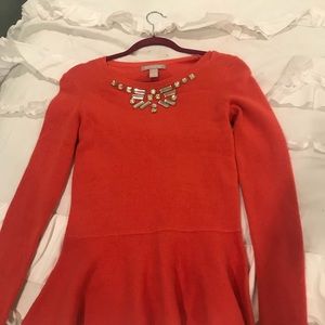 Banana republic peblum sweater